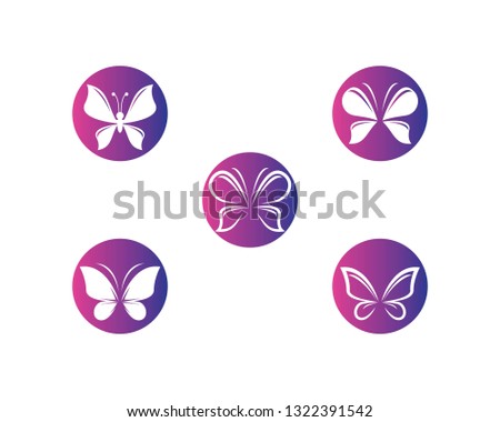 Butterfly vector icon