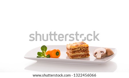 Duck breast meat raw with white isolated