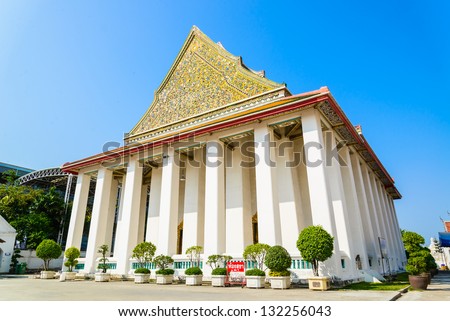 Architecture around temple in bangkok province (Thailand)