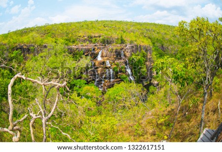 Waterfall and Lake (Chapada dos Veadeiros) in Brazil