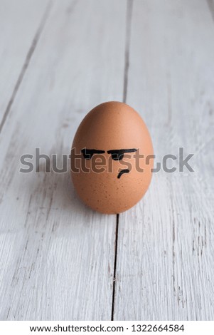 
Evil egg face