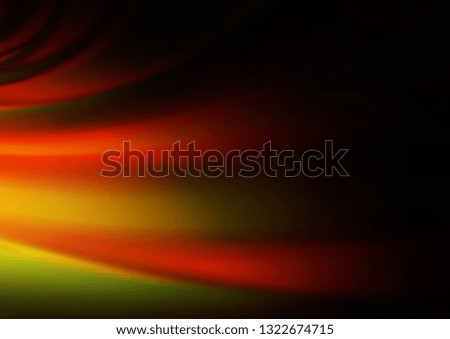 Dark Orange vector blurred and colored background. Glitter abstract illustration with an elegant design. The background for your creative designs.