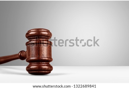 Justice Scales and books and wooden gavel on table. Justice concept