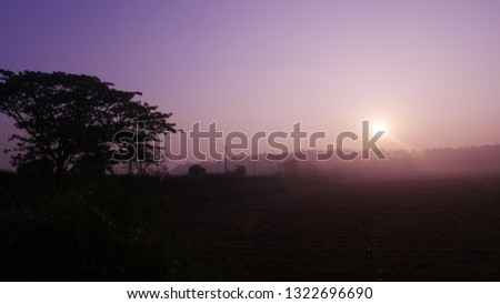 Morning pictures of rising sun