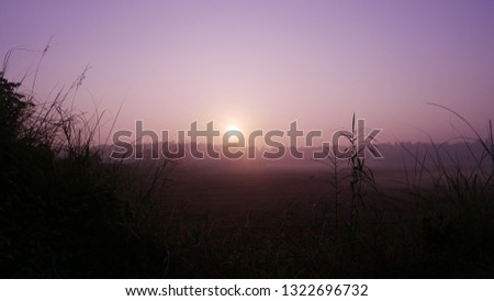 Morning pictures of rising sun