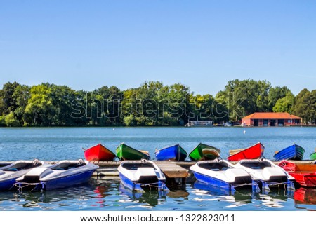 Maschsee in Hannover, Germany 