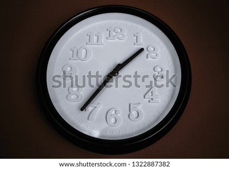 A clock is an instrument to measure, keep, and indicate time. 