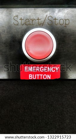 Push button assembly STOP START RESET EMERGENCY STOP