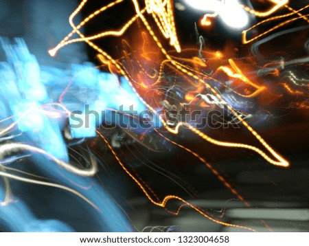 Blurred light effects. Neon glow. Abstract background. Colorful pattern.