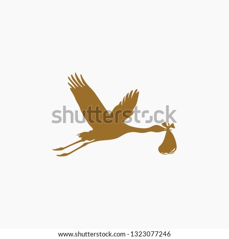 flying bird with money bag  business concept  vector illustration 