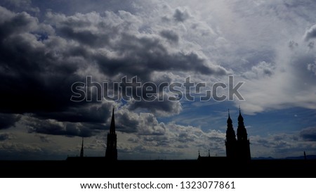 Speyer Dom in Clouds