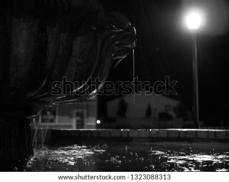 Water Fountain Night