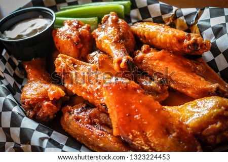 Chicken Wings (6) Royalty-Free Stock Photo #1323224453