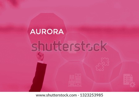 select AURORA - technology and business concept