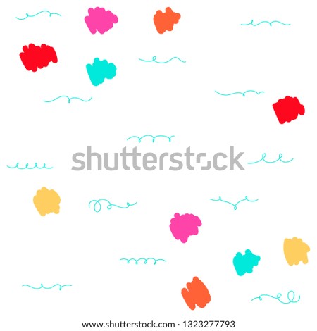 Abstract element patterned background vector