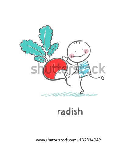 Radishes and people