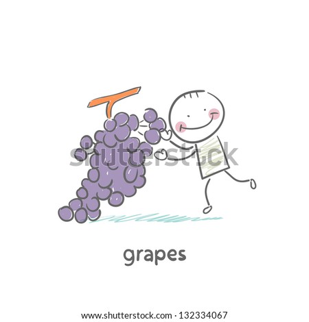 Grapes and people