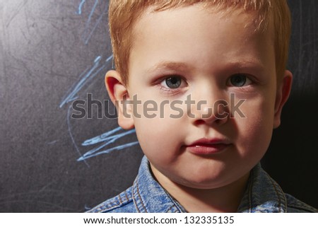 portrait of 3 years old child