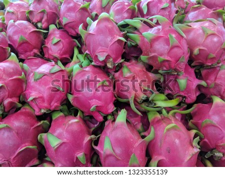 Dragon fruit in the Store.