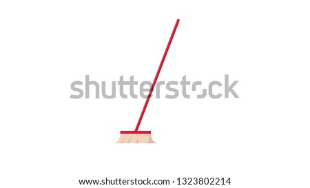 Clean brush isolated vector illustration