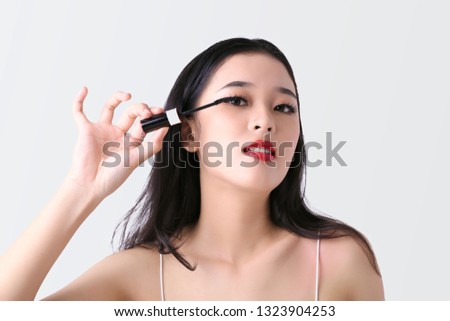 makeup asian woman