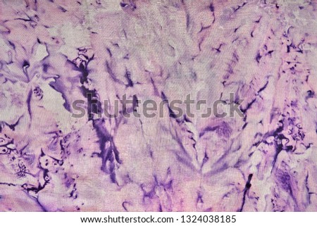 Purple and pink abstract fabric texture background - Macro photography old cloth - image