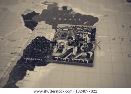 Argentina map background