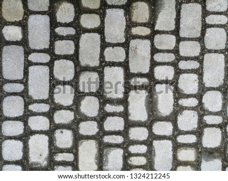 Patterned floor tiles. Texture. Abstract background.