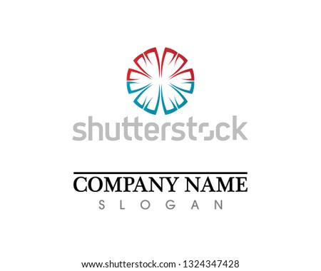 Business Finance professional logo template vector icon
