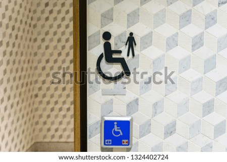 Entrance Bathroom/Toilet for Disabled in the public