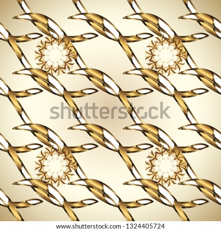Seamless pattern. Pictures in beige and neutral colors. Background for Fabric, Textile, Print and Invitation. Vector calligraphy swirls, swashes, ornate motifs and scrolls. Flourish labels.