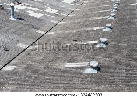 Factory roof ventilation fan system, Backgrounds