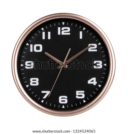 wall clock on white background