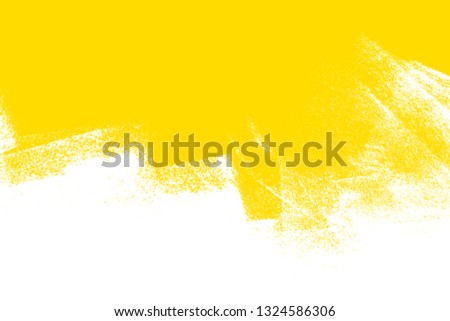 white and yellow paint  background texture with  brush strokes