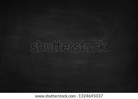 Black grunge dirty texture with copyspace. Abstract chalk rubbed out on blackboard or chalkboard background. Wallpaper with empty template and chalk traces or massage concept for all your design.