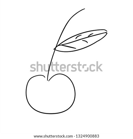 Cherry. Vector illustration