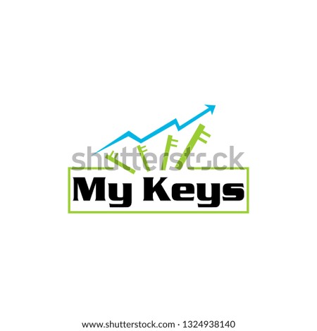 My Keys Logo Symbol Vector