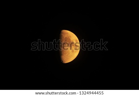 Orange Half Moon
