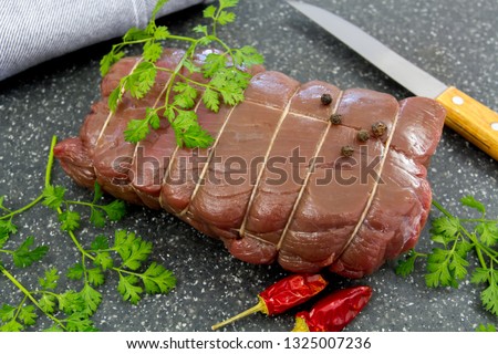 wild meat (roast)
