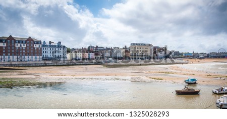 Margate beach and promenade, Margate, Kent, England, United Kingdom Royalty-Free Stock Photo #1325028293