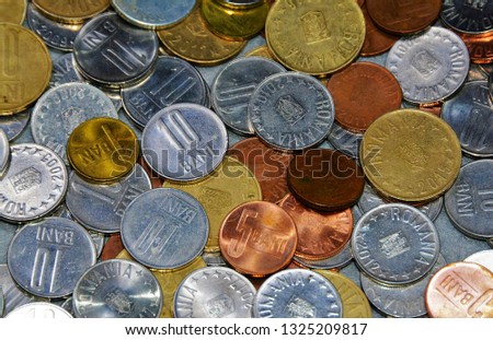 coins of different types
