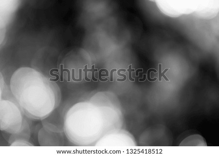 Abstract black bokeh background