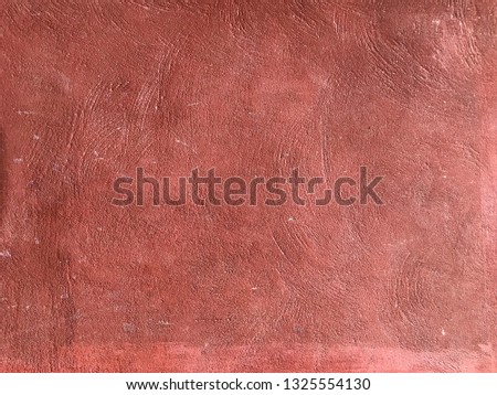 Weathered Red Cement Wall Texture Surface Background