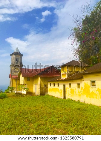 Batete Church, First in Equatorial Guinea Royalty-Free Stock Photo #1325580791