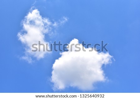 Blue sky and white clouds