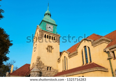 German Church in Qingdao, China, with a hundred-year history.