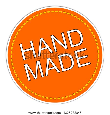 Hand made sticker - illustration