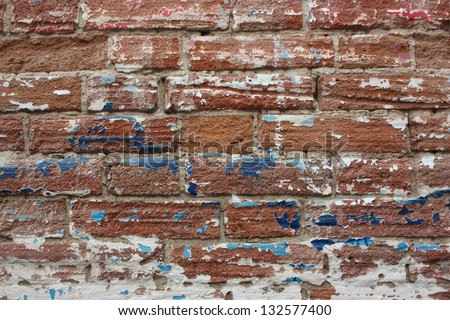 Brick grunge wall background