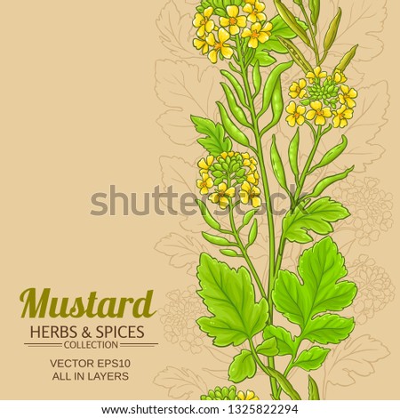 mustard vector background