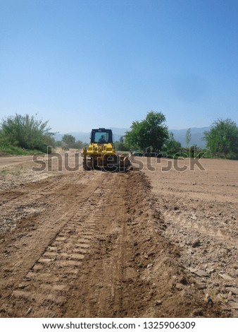 road construction work photography